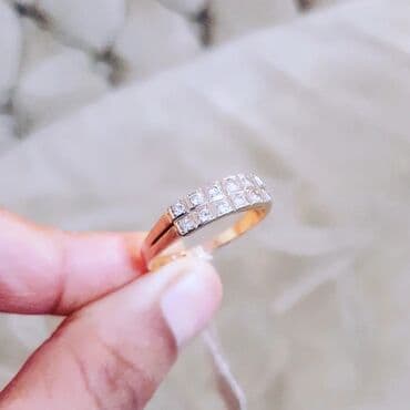 qaş sabitləyici: Toy, Üzük, Sarı qızıl, 585 Əyar — 4