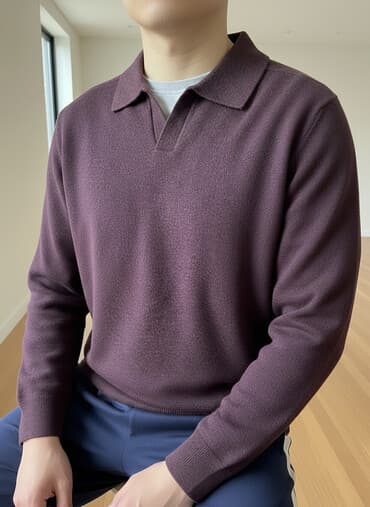 klassik koynekler: Sviter, M, rəng - Bənövşəyi — 2