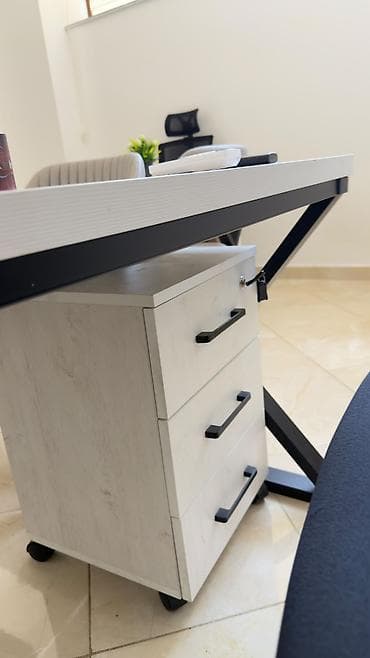 stul ofis: Ofis mebel dəsti – “Loft” üslubunda ünvan Badamdar 2 dəst - (4 stul — 4