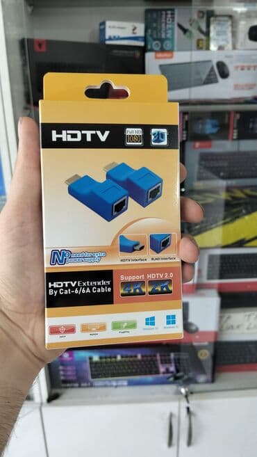 lan kabel qiymeti: Lan convert Hdmi Yenidir satış mağazadadır metro daxili çatdırılma 3 — 1