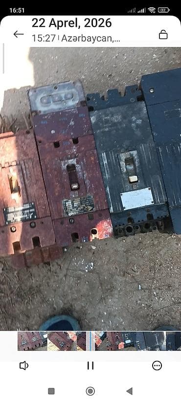 elektron lovhə: Sənaye tipli avtomat açarların dəsti - Tip: 3 fazalı, yüksək — 1