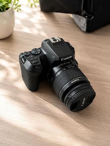 firi aparatı: Canon EOS 250D DSLR fotoaparat + Canon EF‑S 18‑55mm IS STM obyektiv — 2