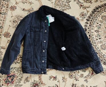 купить кожаную куртку в баку: Qışlıq cins gödəkçə Defscto s razmerdi m gedir - Rəng: tünd qara/ — 1