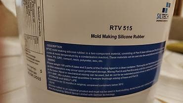 maye silikon satisi: Siltech RTV-510/RTV-515 – qəlib hazırlamaq üçün silikon rezin — 3