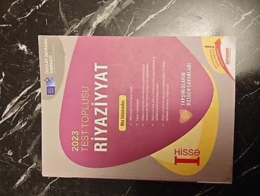 Velosiped ehtiyyat hissələri: Məhsul: Riyaziyyat 2023 – Test Toplusu (I hissə) Xüsusiyyətlər: - — 1