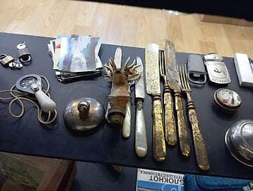 qizil külçə: Qədimi kolleksiya əşyaları dəsti - Bıçaq–çəngəl ləvazimatı: Qızılı — 1