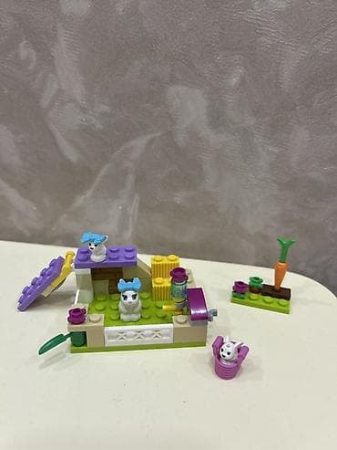 oyuncaq vertalyot: LEGO Friends ORIGINAL mini heyvan baxımı dəsti – dovşan evi temalı — 1