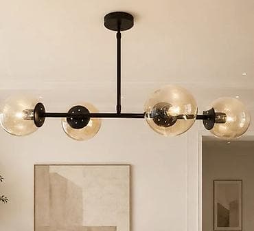 tavalar: Çılçıraq, 4 lampa, Metal — 2