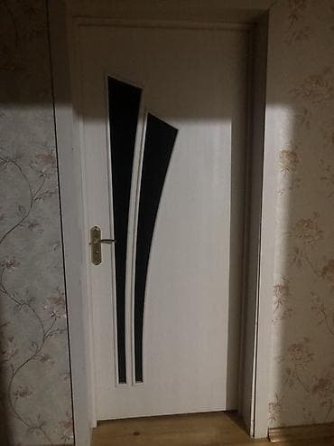 sehf qapi: Ağ rəngli interyer qapısı - Material: ağ tonlarda laminat/ MDF — 2