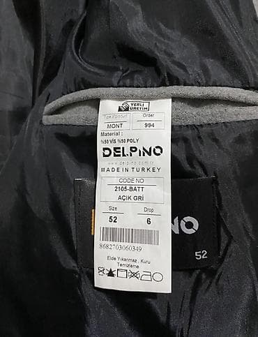 Paltolar: Palto, Defacto, XL, rəng - Boz — 5