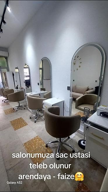 mebel usdası: Salonumuza sac ustasi, dirnag ustasi teleb olunur arendaya ve ya faize — 1
