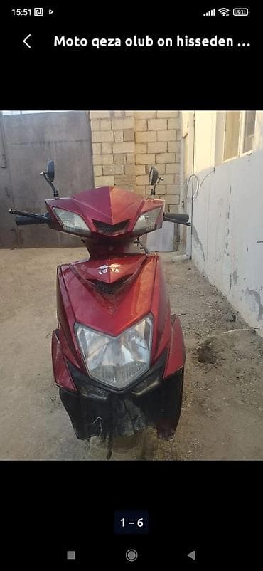 Demeli moped on hisseden qeza olunub yanlarında ciziglar var lalafo.az -da Demeli moped on hisseden qeza olunub yanlarında ciziglar var