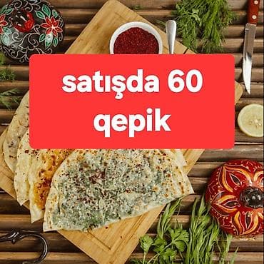 qaban eti satilir: Göyərti və ədviyyatla hazırlanan təndir lavaşı/çərek (qutab — 1