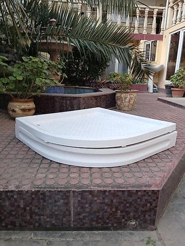 Потолок: Duş kabinası üçün künc palet - Forma: kvadrat-kvadratın küncü — 3