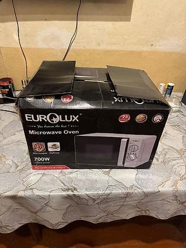 sharp soyuducu servis: Mikrodalğalı soba Eurolux, Ayrıca dayanan, Mikrodalğalar ilə, rəng - Gümüşü, Yeni — 2