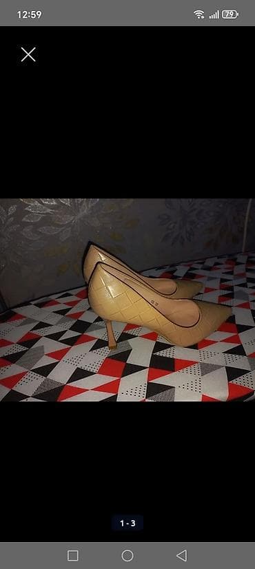 brend ayaqqabılar: Ölçü: 37, rəng - Bej, Yeni — 3