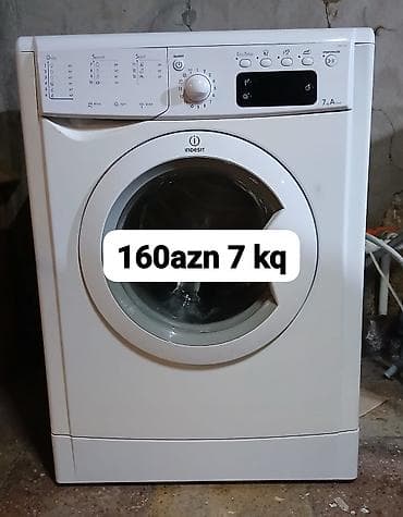 Paltaryuyan maşın Indesit, 7 kq, Avtomat, Qurutmasız