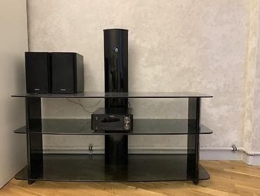 TV altlığı: İşlənmiş, Düz TV altlığı, Polkalı, Şüşəli — 2