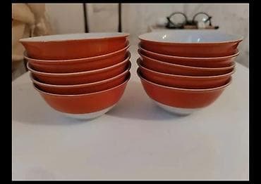 ev eşyalarl: Kasalar, rəng - Qırmızı, Keramika, Rusiya — 1