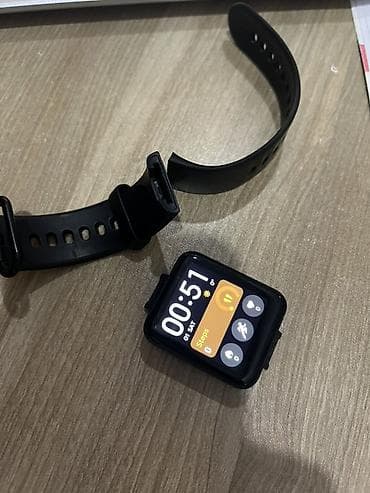 Smart saat, Xiaomi, Sensor ekran, rəng - Qara