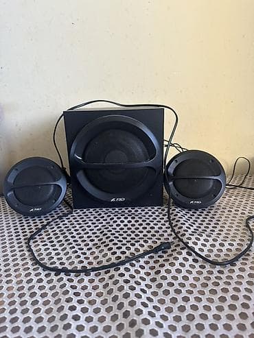orijinal ses mp3: F&D A111 2.1 səs sistemi - Komplekt: 1 subwoofer + 2 peyk kolonka — 1