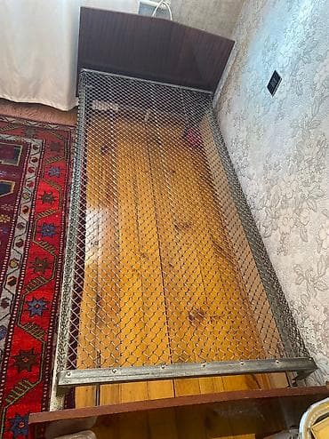 2 ci el yataq: İşlənmiş, Təknəfərlik çarpayı, Bazasız, Matrassız, Siyirməsiz — 1