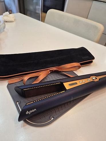 dyson utu fen: Dyson Corrale saç ütüsü – Mis/qızılı detallı, tünd göy rəng. Təzə — 3