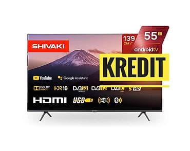 Yeni Televizor Shivaki LED ekran 55" 4K (3840x2160), Pulsuz çatdırılma