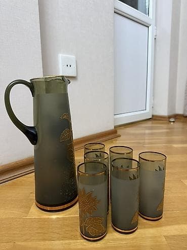 Qab-qacaq və mətbəx ləvazimatları: Rəng - Boz, Şüşə — 2