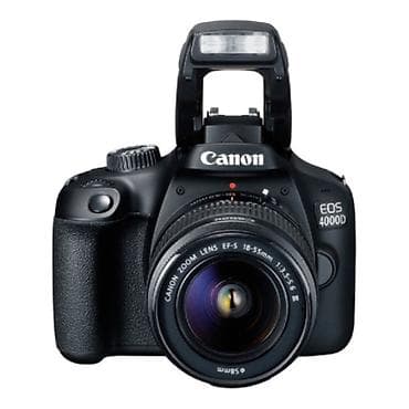 Canon EOS 4000D DSLR fotoaparat + EF‑S 18‑55mm III obyektiv — 1