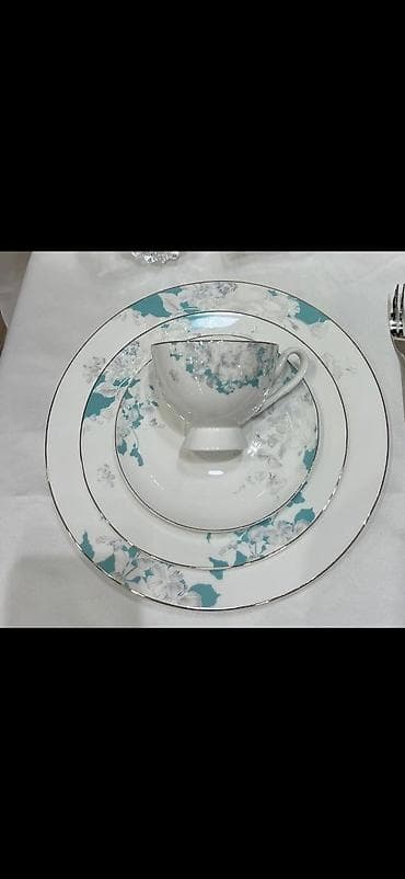 gùldan: Nahar dəsti, rəng - Ağ, Farfor, 12 nəfərlik, Almaniya — 1