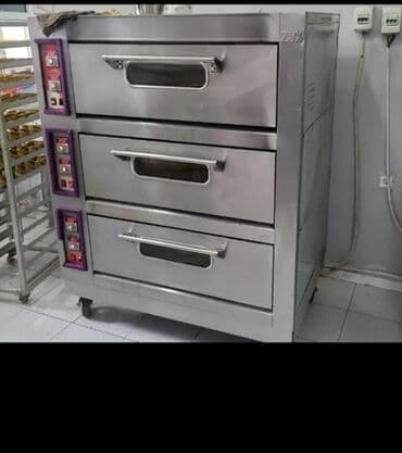 xərək peçi: Şirniyyət üçün, Pizza, Yemək üçün, Elektrik, 3 mərtəbəli — 1
