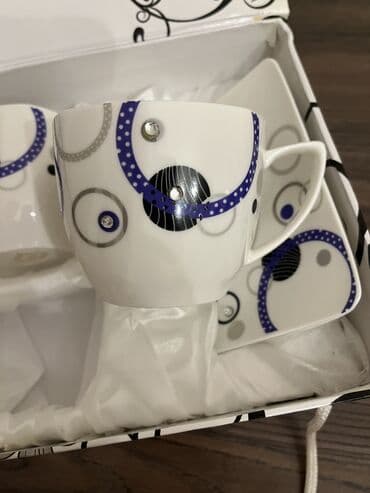 тап аз продажа посуди: Чайный набор, цвет - Белый, 2 персон — 3