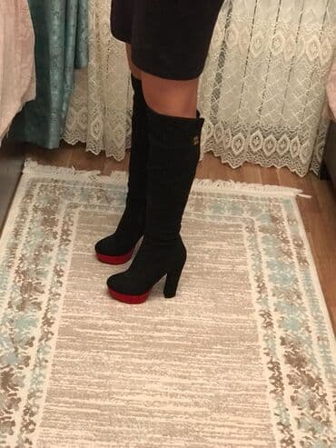 çəkməcə: Ölçü: 38, rəng - Qara, İşlənmiş — 5