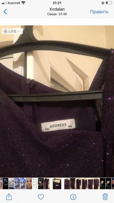 Qadın şalvarları: Ziyafət donu, Maksi, 2XL — 1