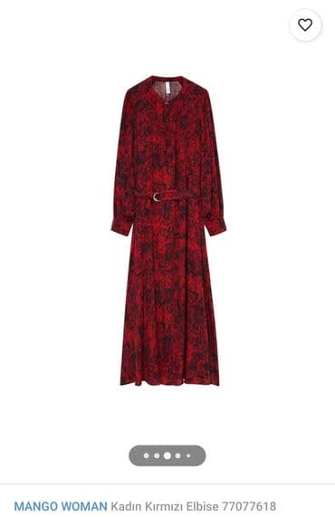 MANGO paltar, 1 defe geyinilib teze sayilir. M razmerdi