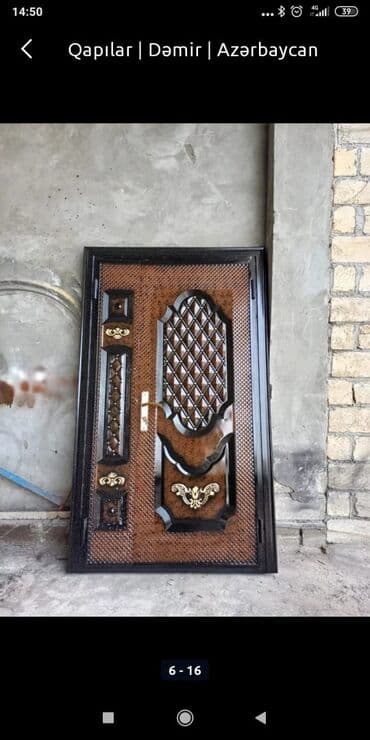 двери межкомнатные баку: 140 azn dən başlayan demir qapılar tək satılan qapılar 160 azn — 12