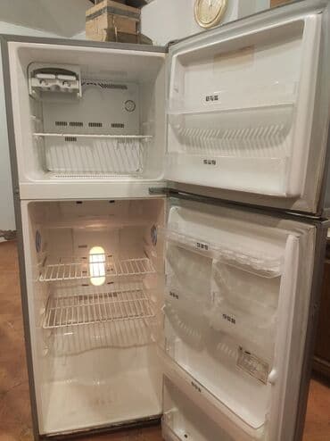 soyuducu temiri: İşlənmiş 2 qapılı Samsung Soyuducu Satılır, rəng - Boz, Dispenserli — 3