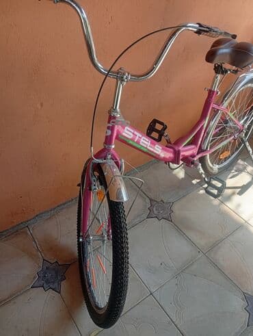 руль для велосипеда: Uşaqlar üçün çəhrayı rəngdə Stels markalı velosiped. Bu model gənc — 3