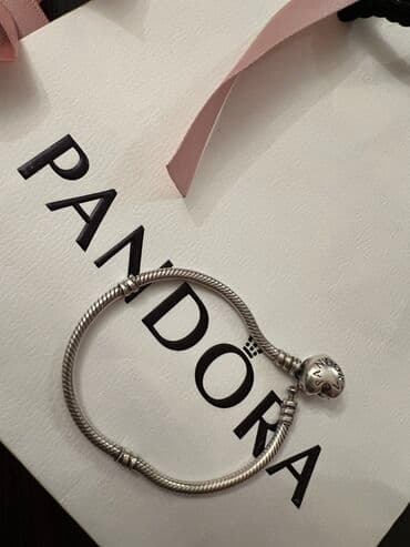Цепочки: Pandora gümüş bilərzik - Brend: Pandora - Material: sterling gümüş — 1