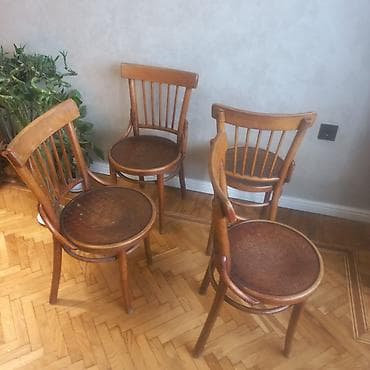 qədimi stol: Mətbəx üçün, Qatlanmayan, Stul — 9