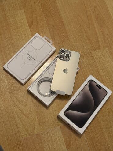 212 nomre: IPhone 15 Pro Max, 256 GB, Natural Titanium — 1