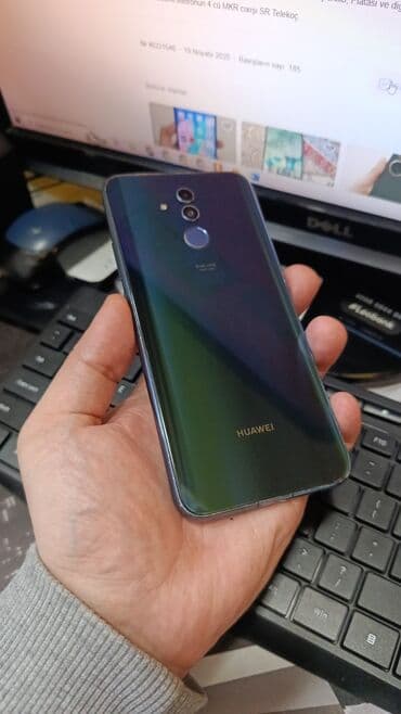 телефон fly bl4201: Huawei Mate 20 Lite, 64 ГБ, цвет - Голубой, Сенсорный, Отпечаток пальца, Две SIM карты — 3