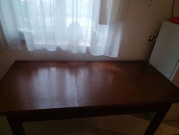 Qonaq masası, Açılan, Taxta, Dördbucaq masa — 4