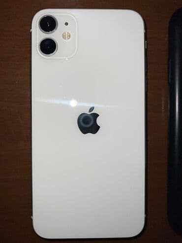telefon satilir: IPhone 11, Ağ, Face ID — 1