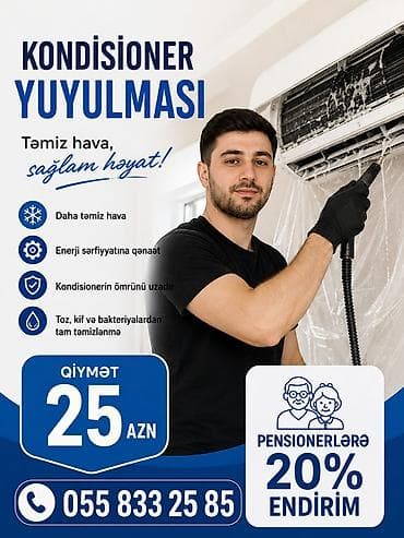 xirdalan quru temizleme: Kondisioner yuyulması xidməti Təmiz hava, sağlam həyat! - Daha təmiz — 1