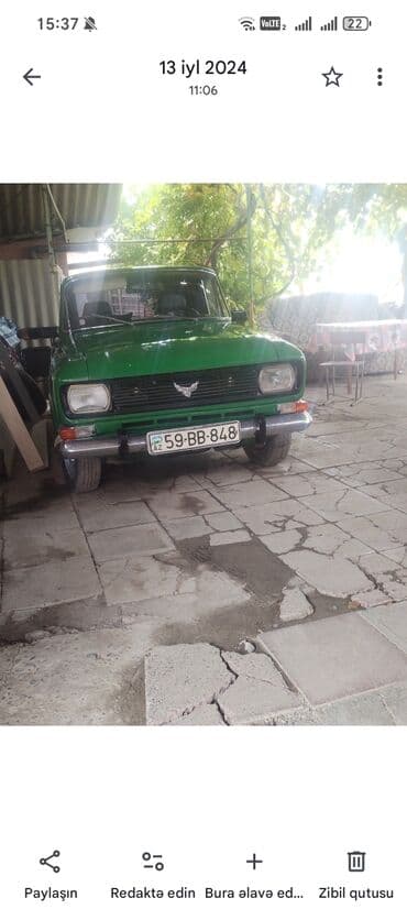 lada vaz 2108: Model: Moskvich 412 (sedan) Rəng: tünd yaşıl Ban növü: 4 qapılı sedan — 4