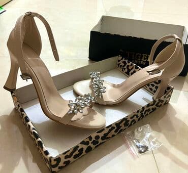 детские летние туфли: Размер: 40, цвет - Бежевый, Новый — 2