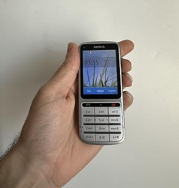 ucuz nokia: Nokia C3, rəng - Gümüşü, Sensor — 7