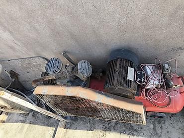 seyf qapilar ve darvazalar: Sənaye tipli hava kompressoru – HILDA markalı, mobil şassili 5.5 KV — 2